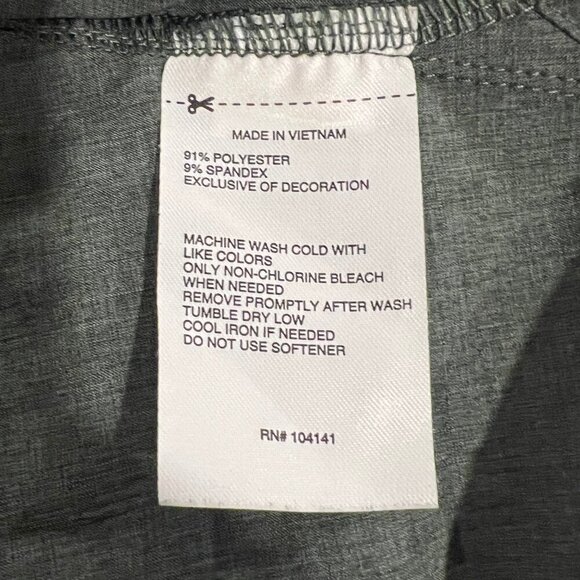 Men's DSG Olive Green athletic shorts, Drawstring, Size Large - Picture 10 of 12